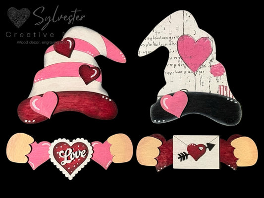 Gnome interchangeable shelf sitter pair