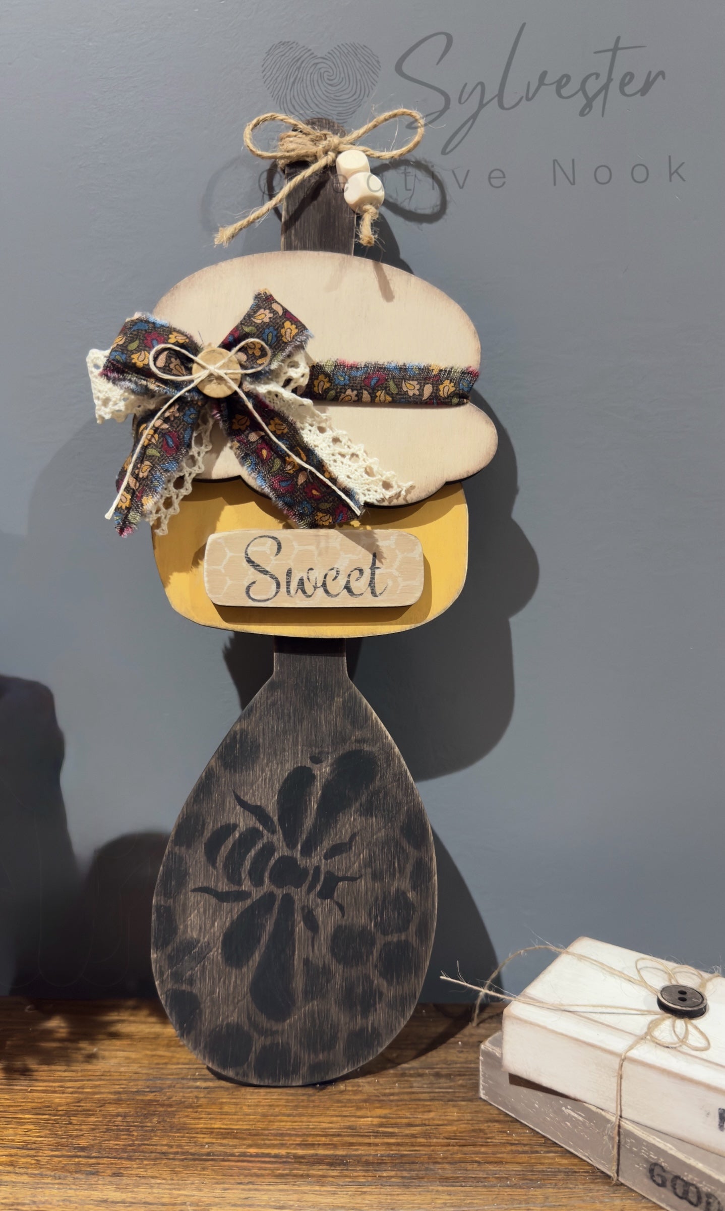 Honey Jar and Spoon
