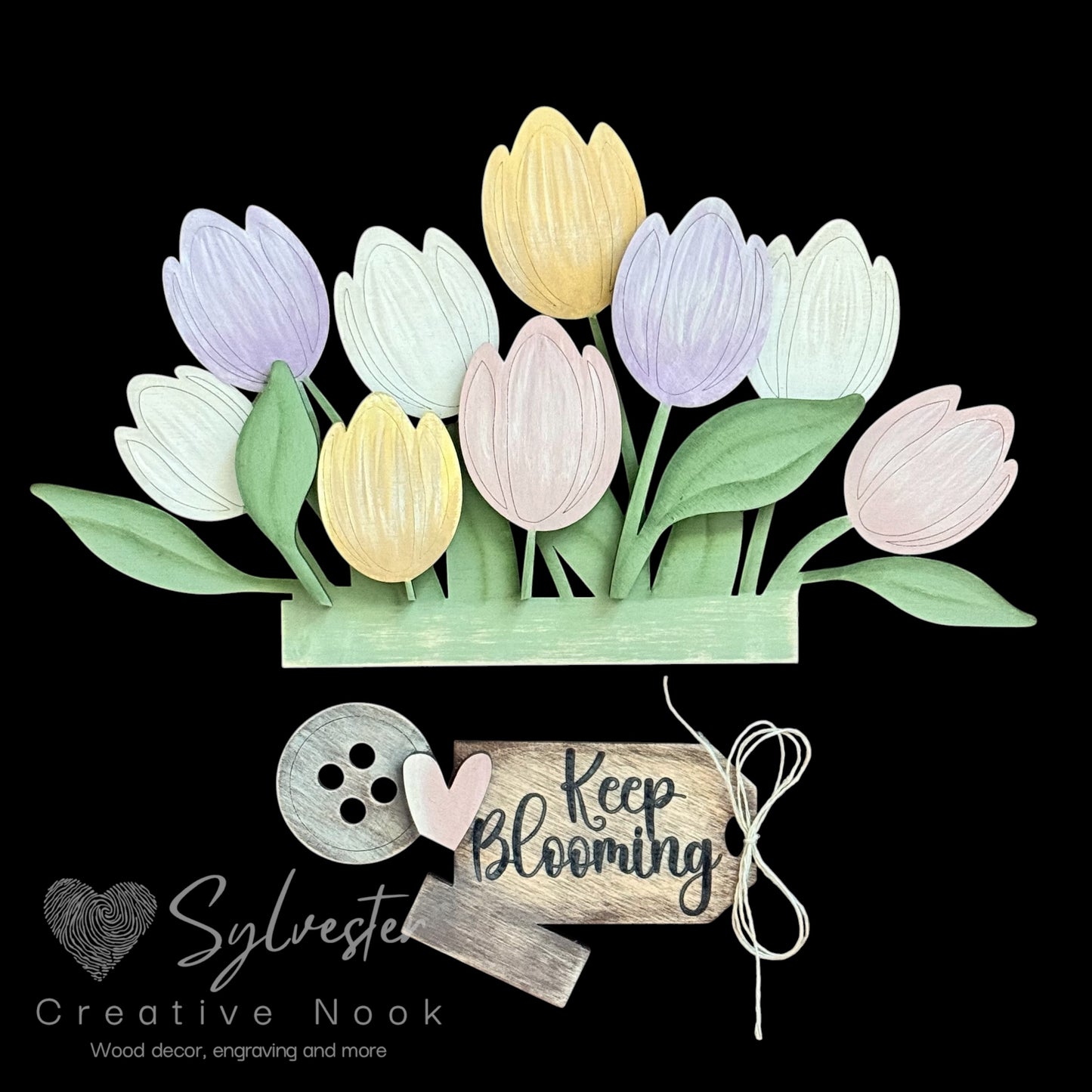 Interchangeable Vintage Box (Greenery Not Included) inserts are interchangeable with the vintage lace box!
