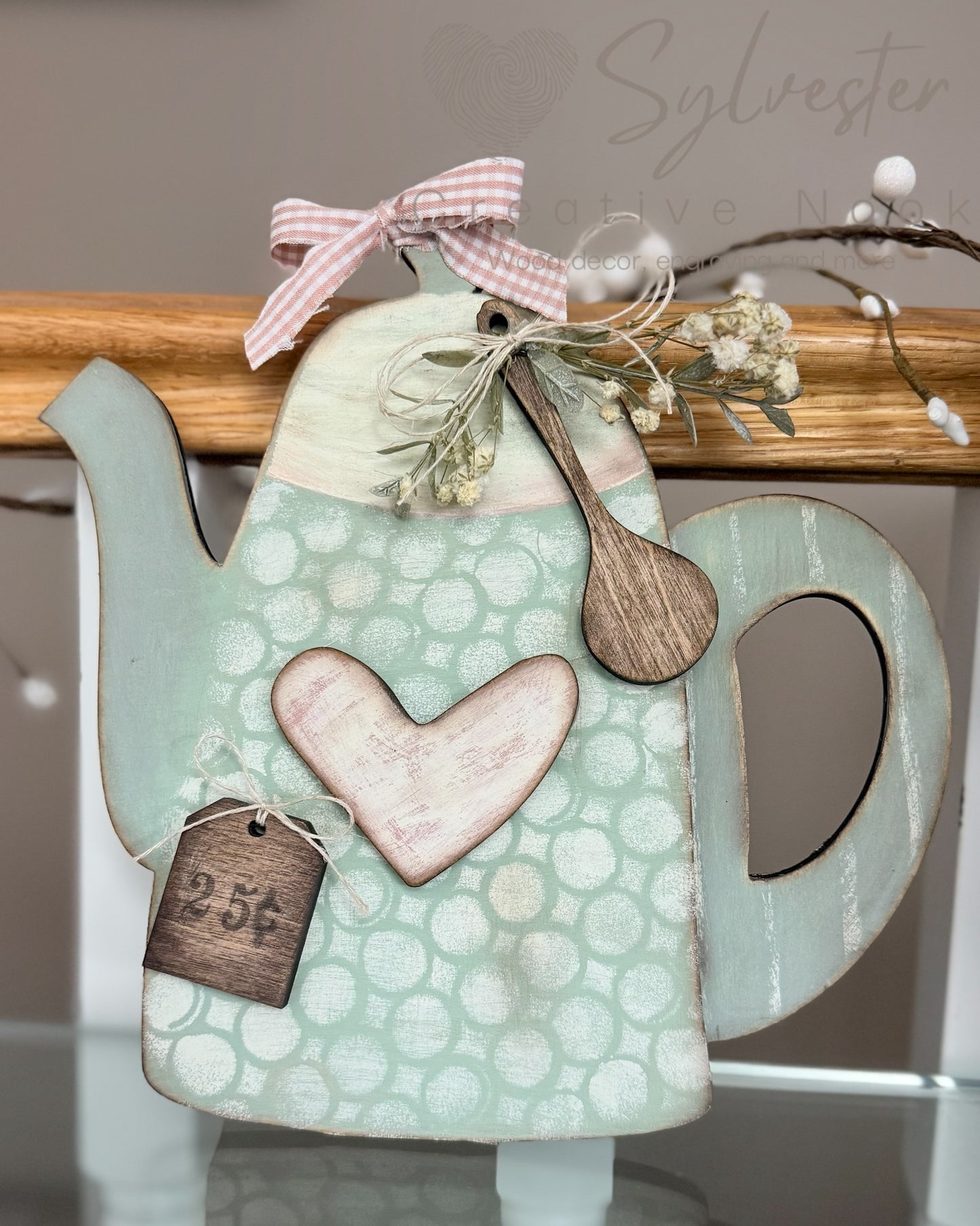 Coffee Pot Shelf Leaner