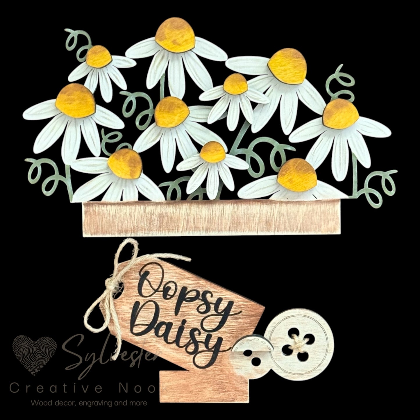 Interchangeable Vintage Box (Greenery Not Included) inserts are interchangeable with the vintage lace box!