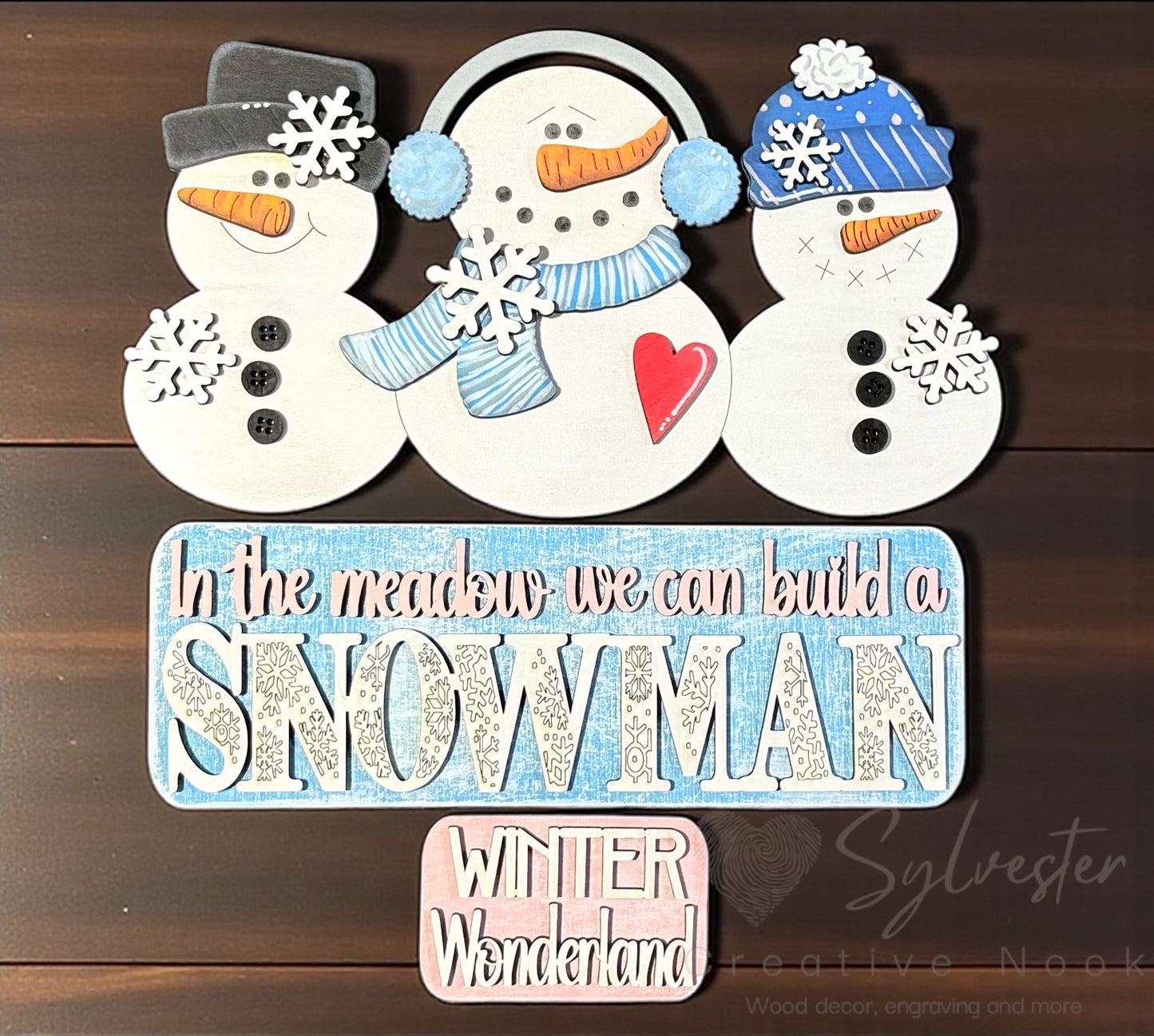 Hand painted interchangeable hanging truck