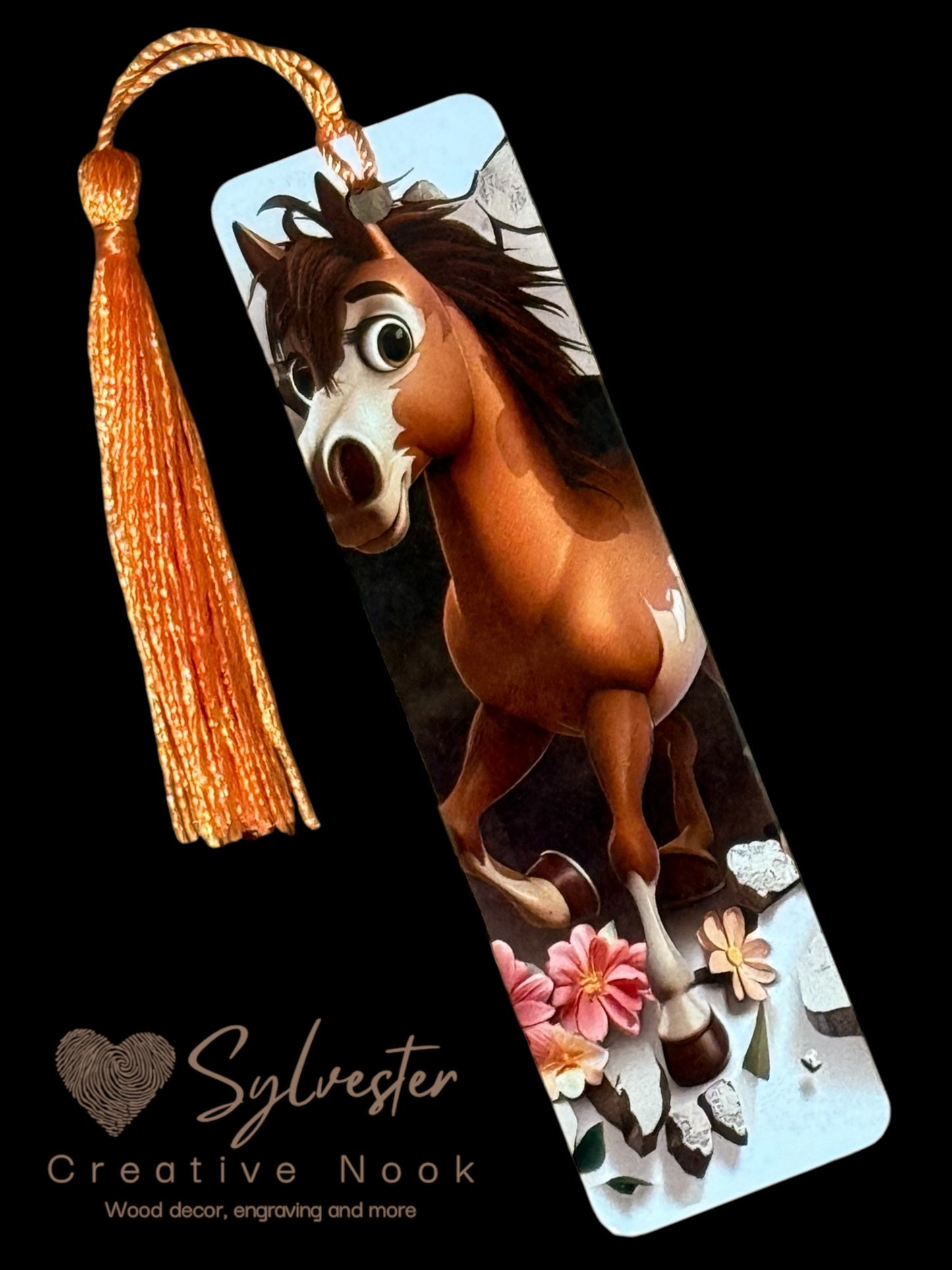 Double Sided Aluminum Book Marks *14 designs available