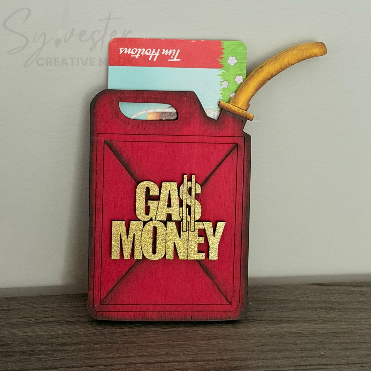 Gas Money Gift Card Holder/Nova Scotia Made/ Hand Painted In Nova Scotia