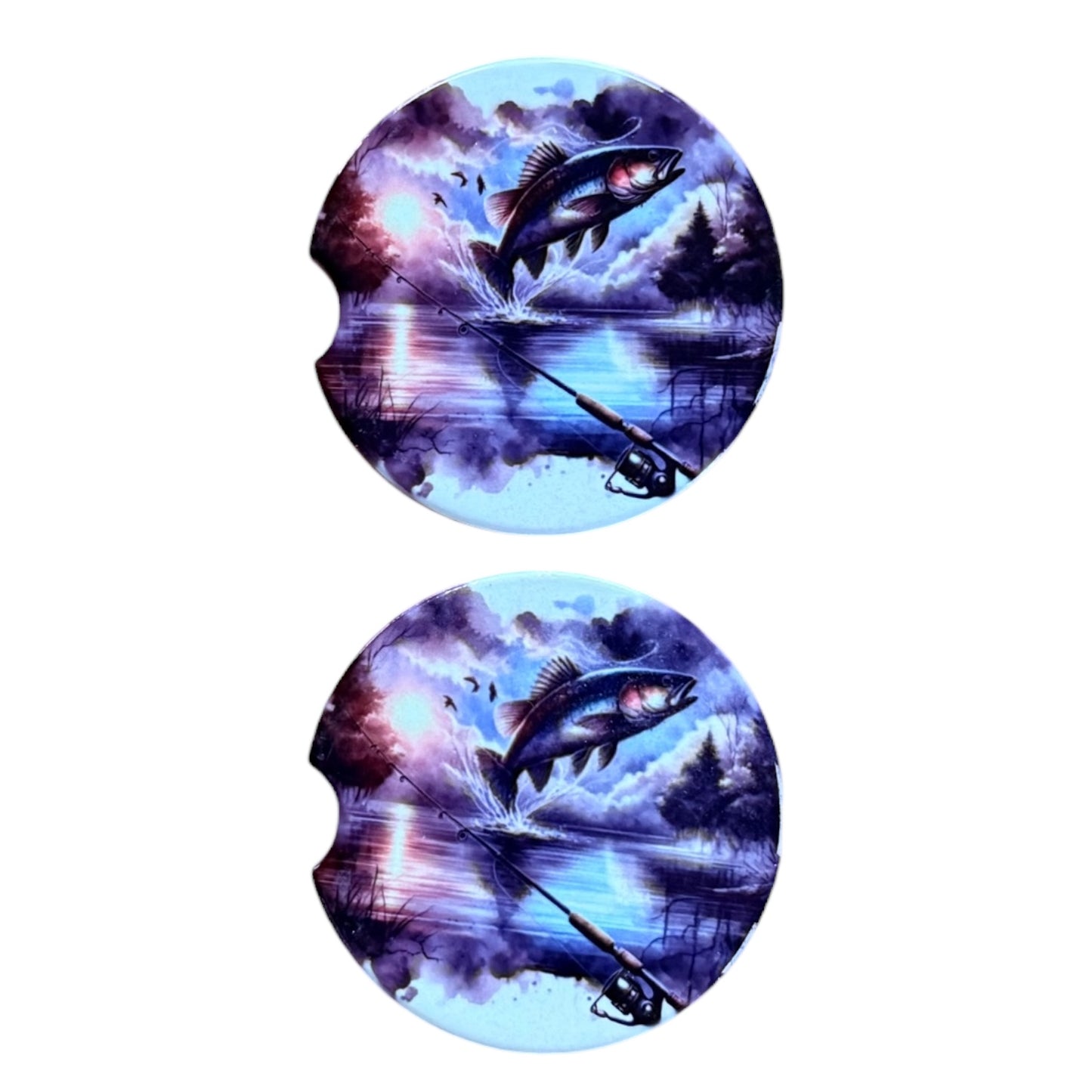 Ceramic Car Coaster Set