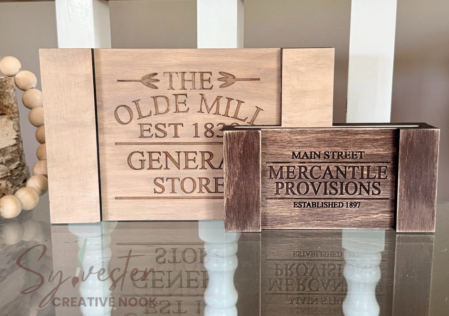 Interchangeable Vintage Crate (inserts are interchangeable with the vintage crate!)