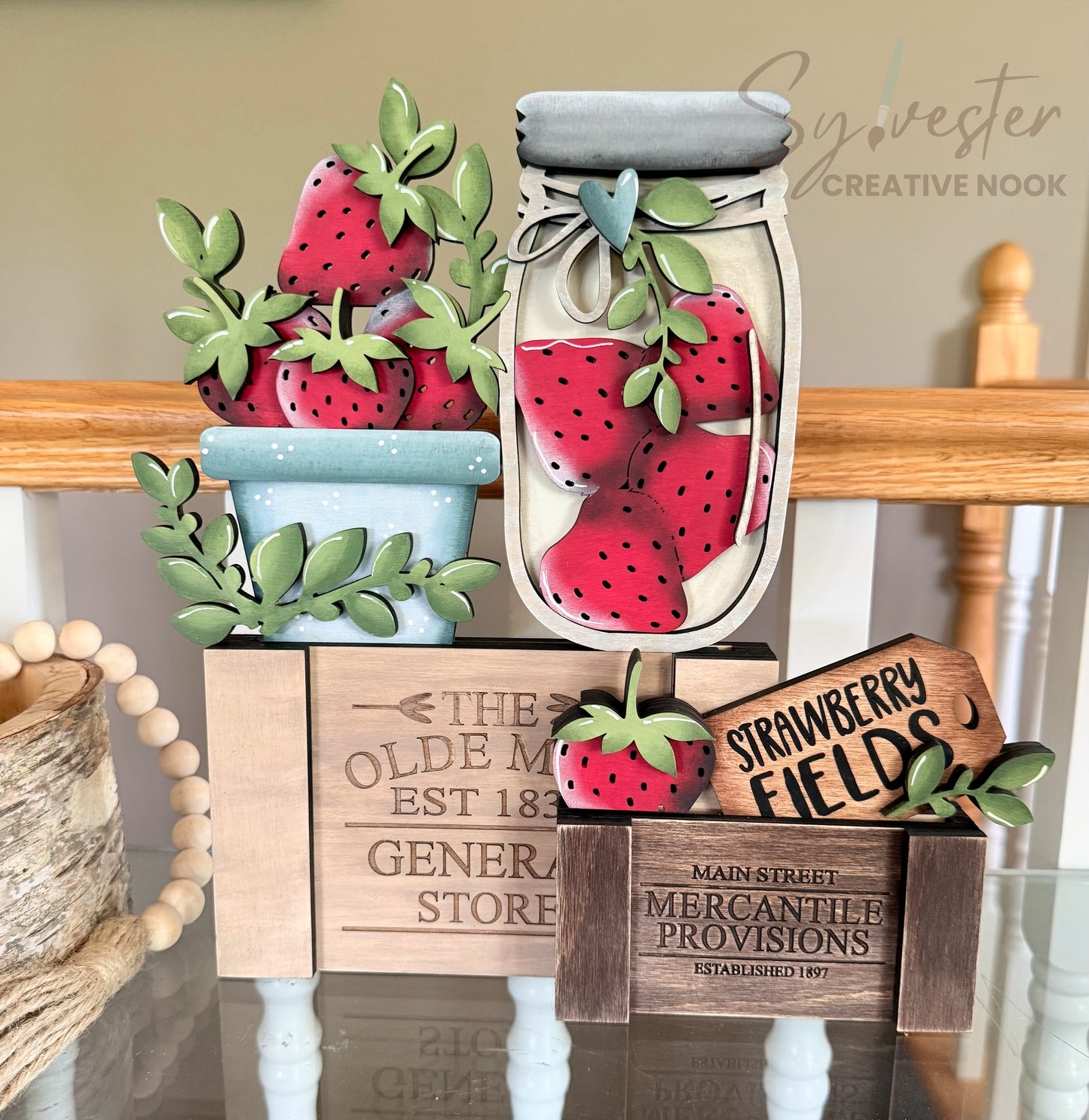 Interchangeable Vintage Crate (inserts are interchangeable with the vintage crate!)