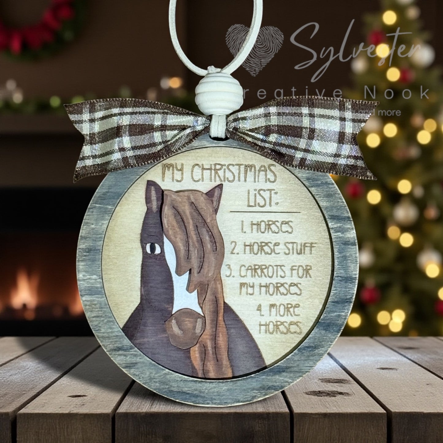 My Christmas List Horse