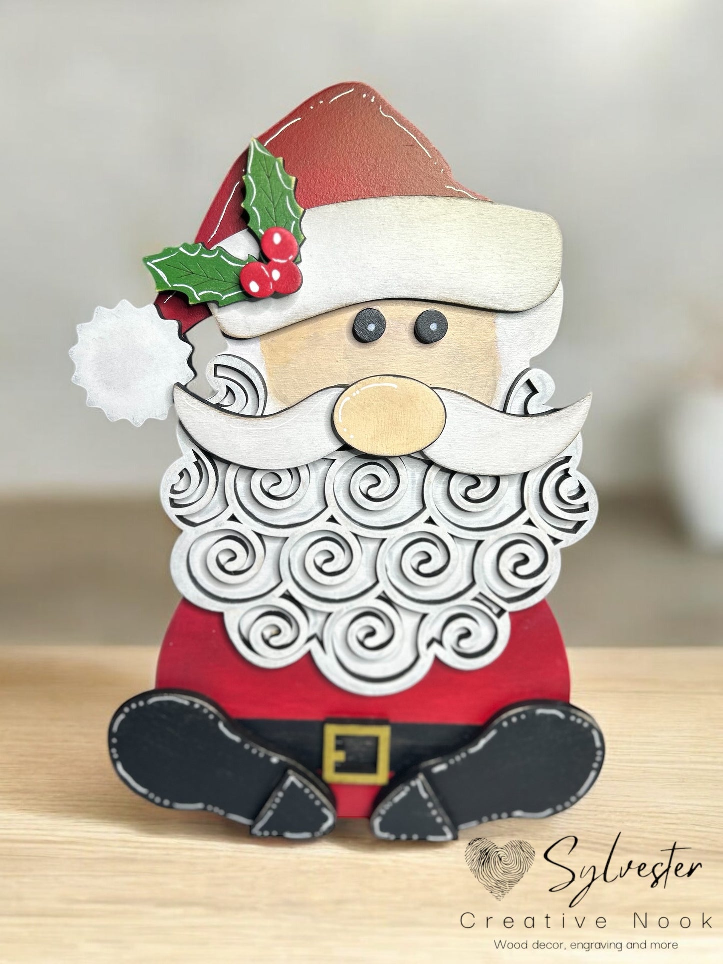 Santa & Mrs Clause Shelf Sitter