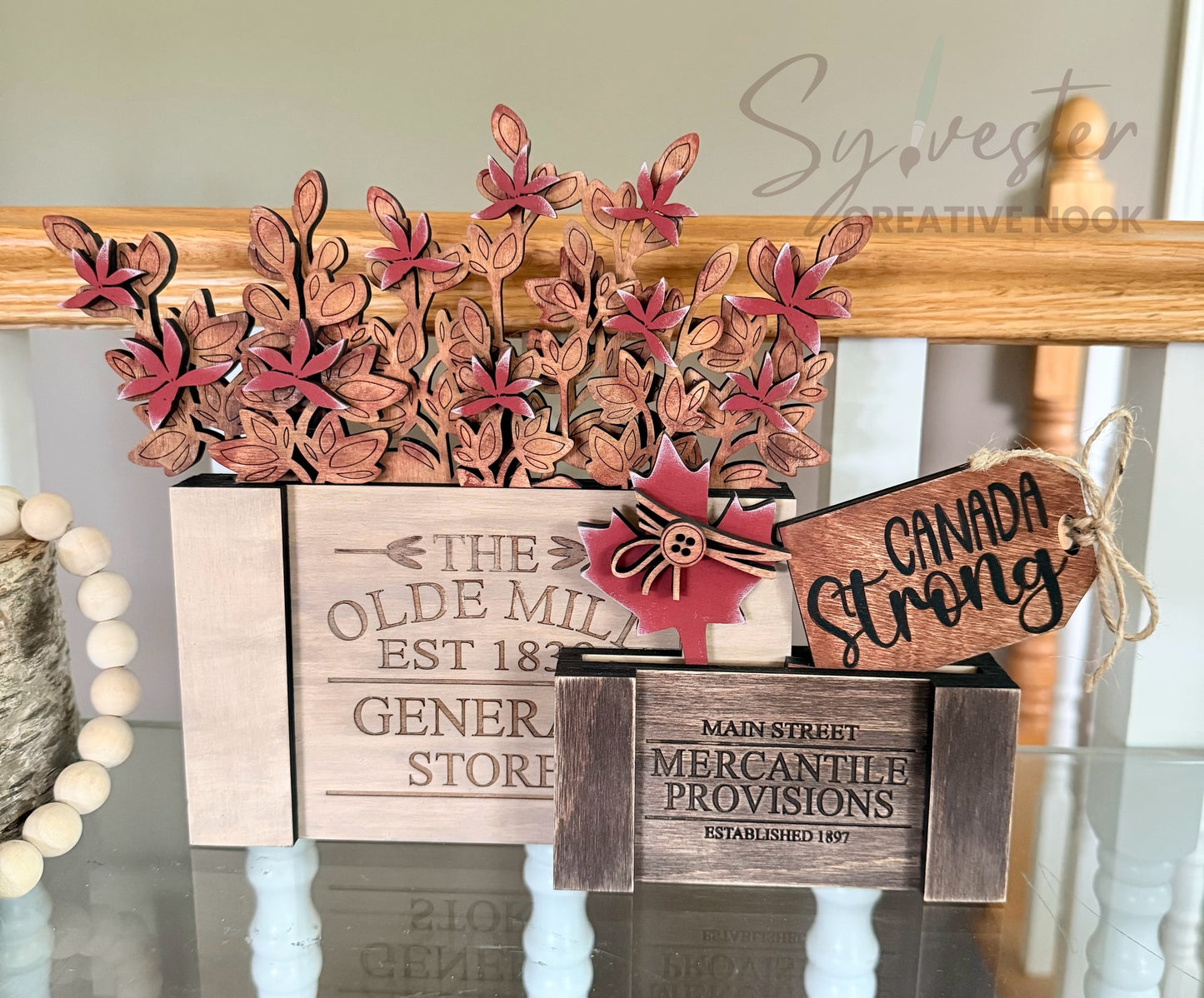 Interchangeable Vintage Crate (inserts are interchangeable with the vintage boxes!)