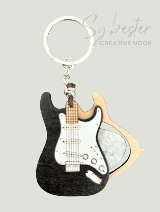 Hand painted wood keychains (multiple designs to chose from)