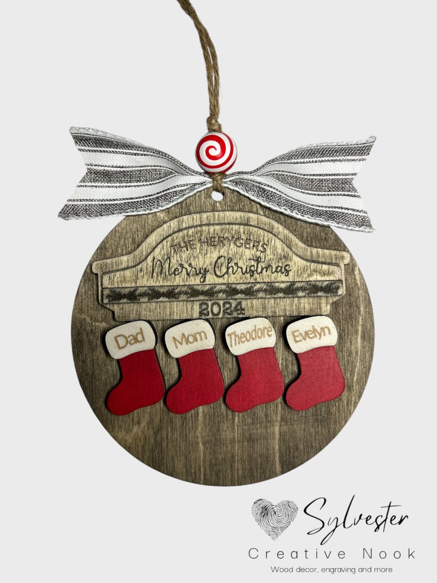 Family Stocking Ornament