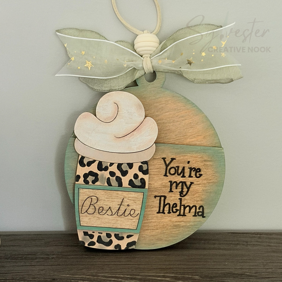 Gift Card Holder Ornament/Nova Scotia Hand Painted/ Nova Scotia Made