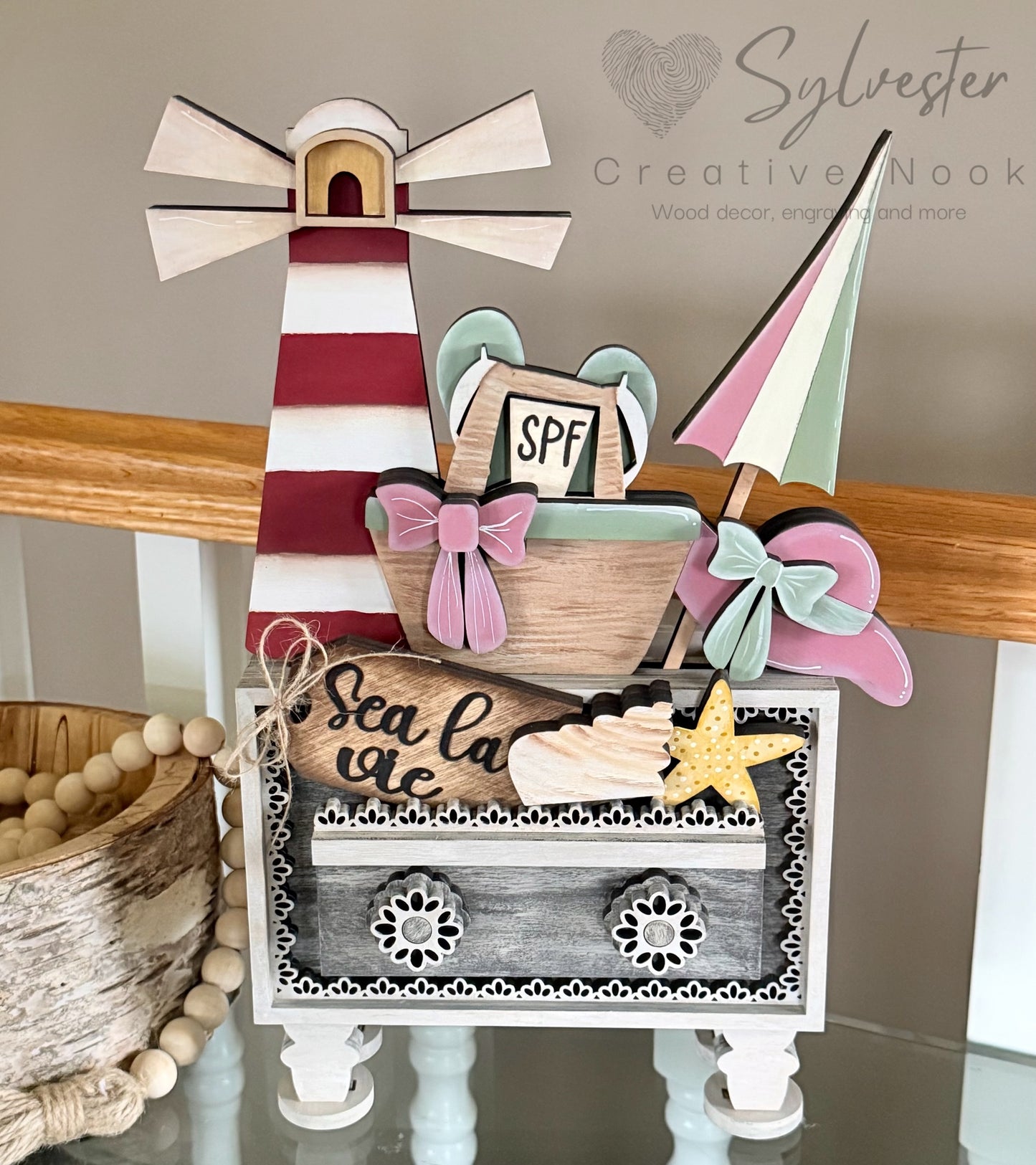 Interchangeable Vintage Lace Box (greenery not included) inserts are interchangeable with the vintage box!