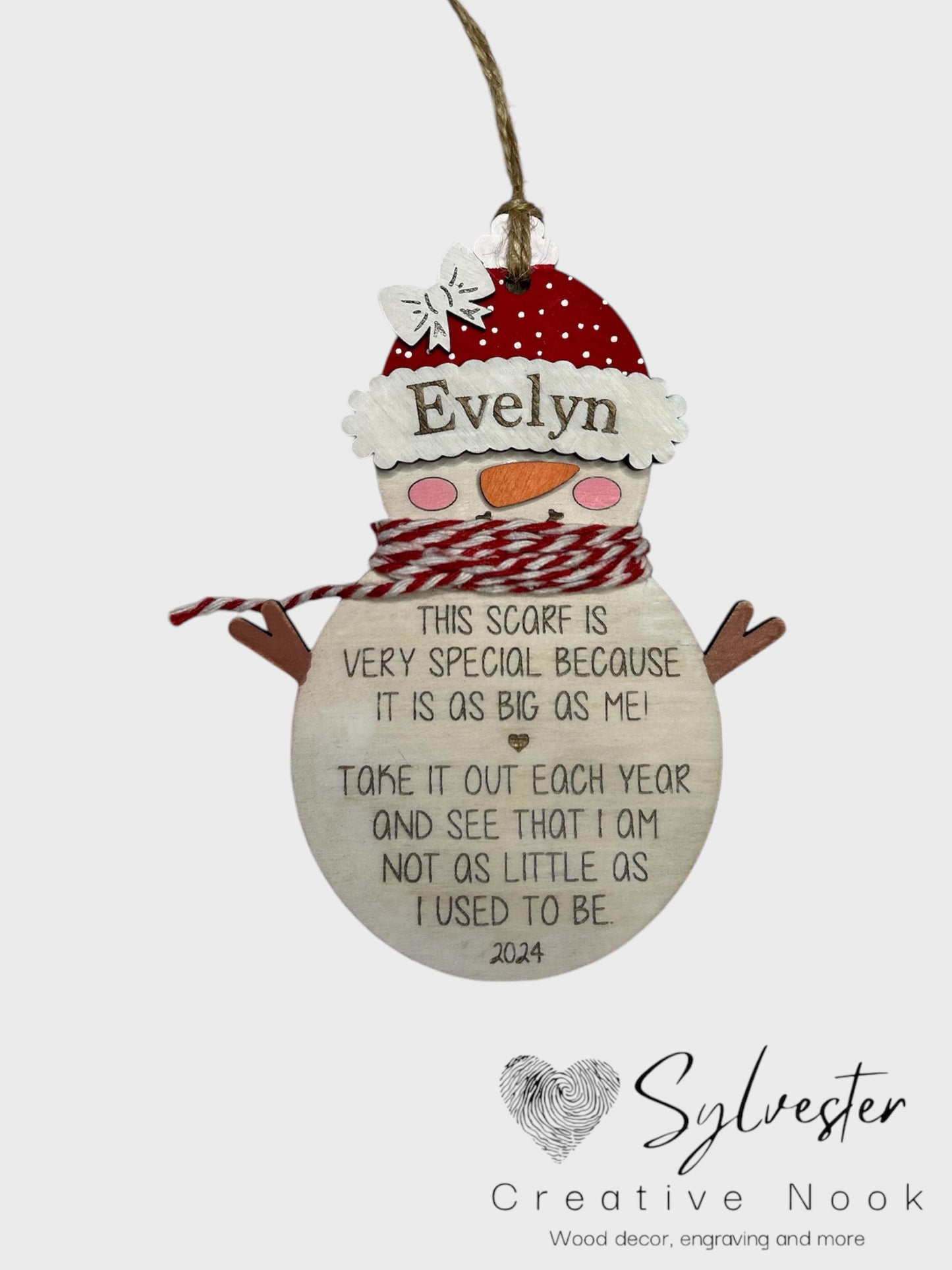 Measure Me Twine Ornament