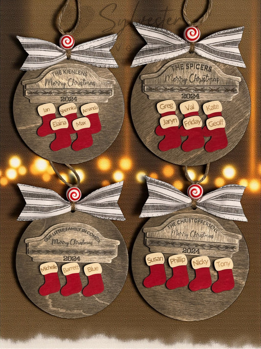 Family Stocking Ornament