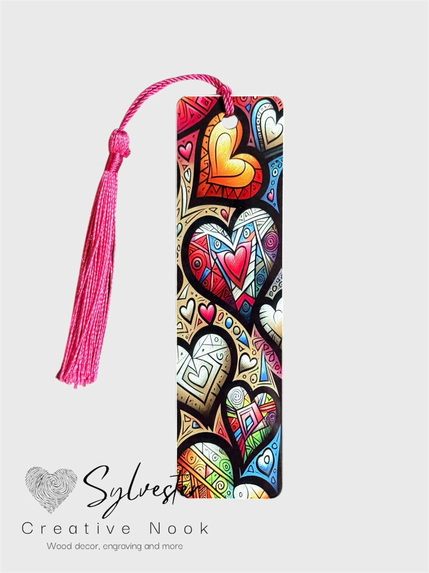 Double Sided Aluminum Book Marks *14 designs available