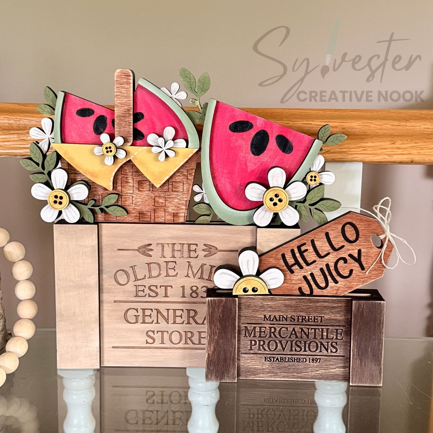 Interchangeable Vintage Crate (inserts are interchangeable with the vintage boxes!)