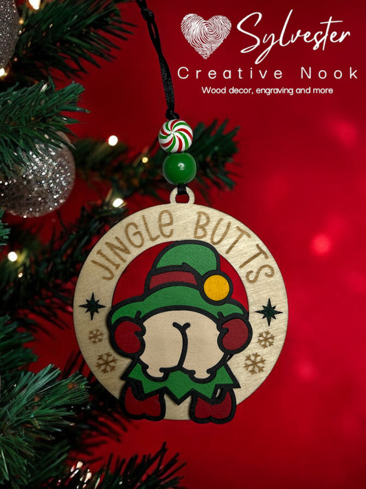 Jingle butt ornaments
