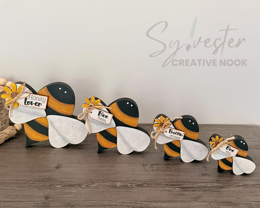 Chunky Bee Shelf Sitter Set