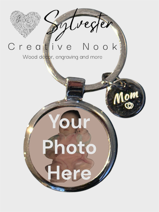 Personalized Mom Keychain