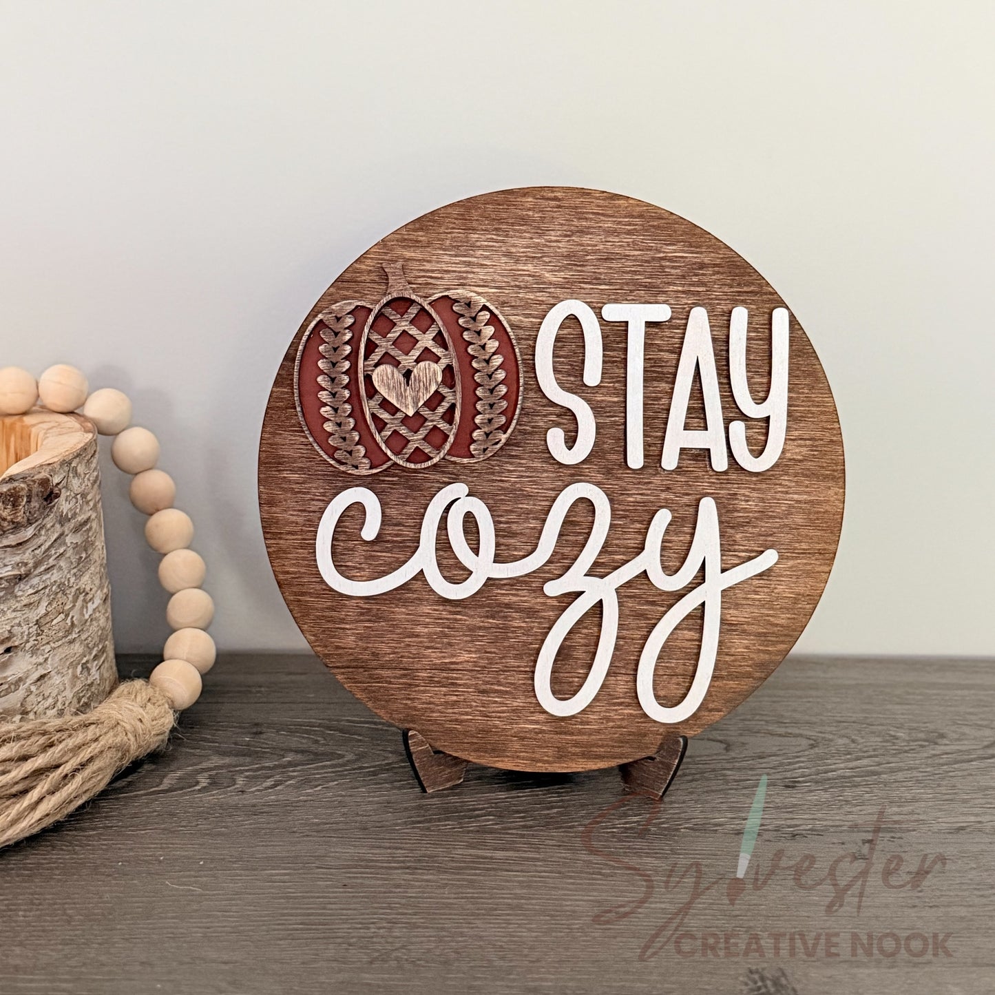 Large Size Cozy Pumpkin Shelf Sitters / Nova Scotia Handmade