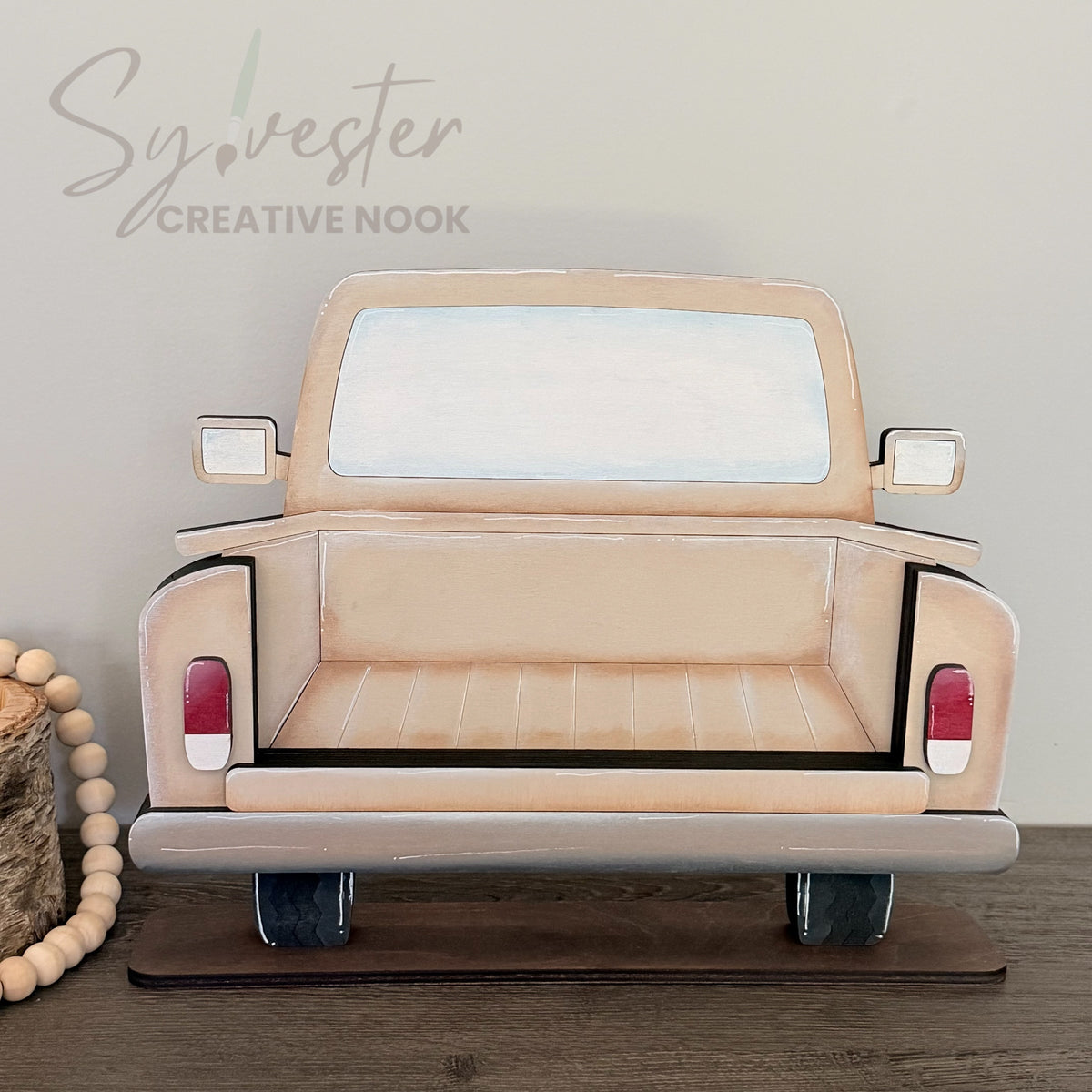 Hand Painted Farm Truck Shelf Sitter For Hanging Shelf Sitters / Nova Scotia Made