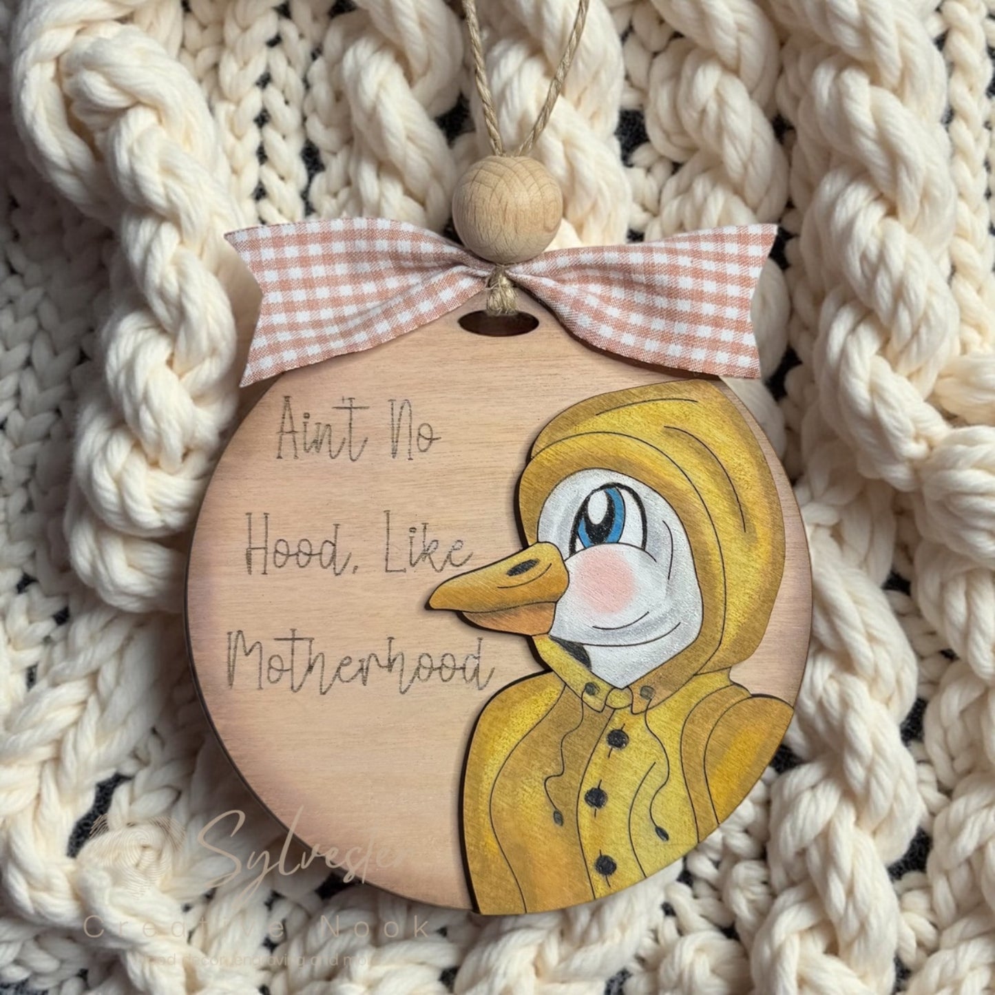 Ain’t No Hood Like Motherhood Ornament