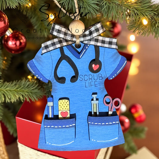 Scrub Life Ornament