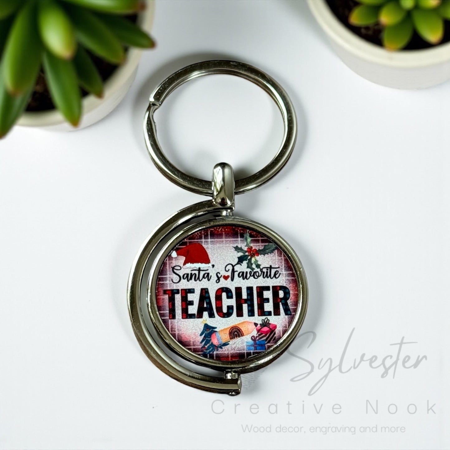 Sublimated Double Sided Custom keychain