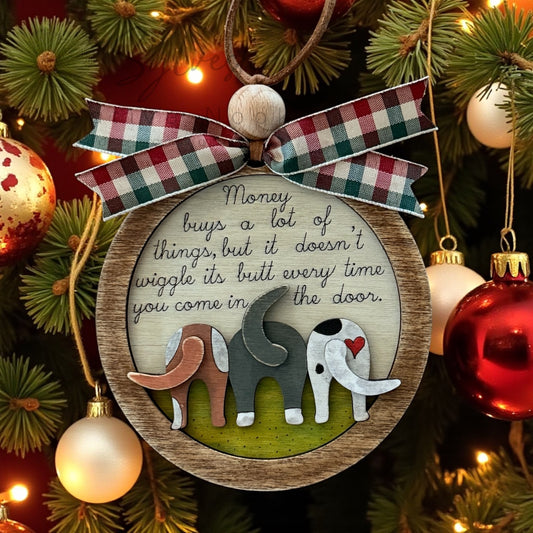 Money Buys A lot Of Things Ornament