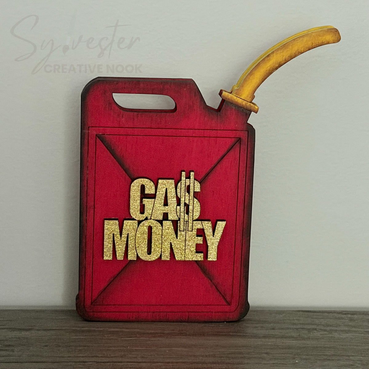 Gas Money Gift Card Holder/Nova Scotia Made/ Hand Painted In Nova Scotia