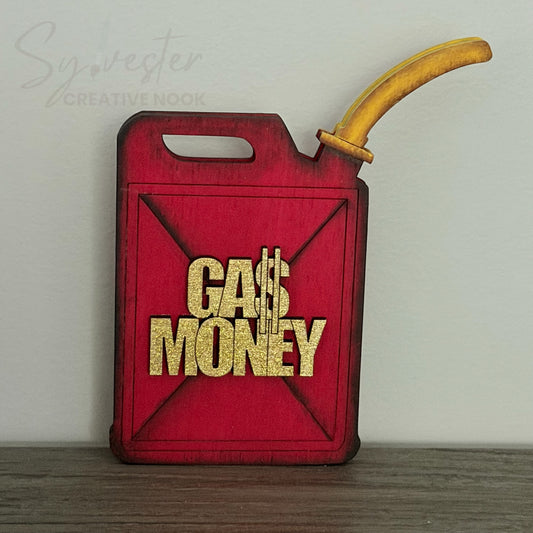 Gas Money Gift Card Holder/Nova Scotia Made/ Hand Painted In Nova Scotia