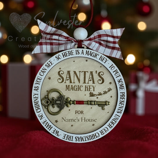 Personalized Santa Magic Key ( Removable Key)