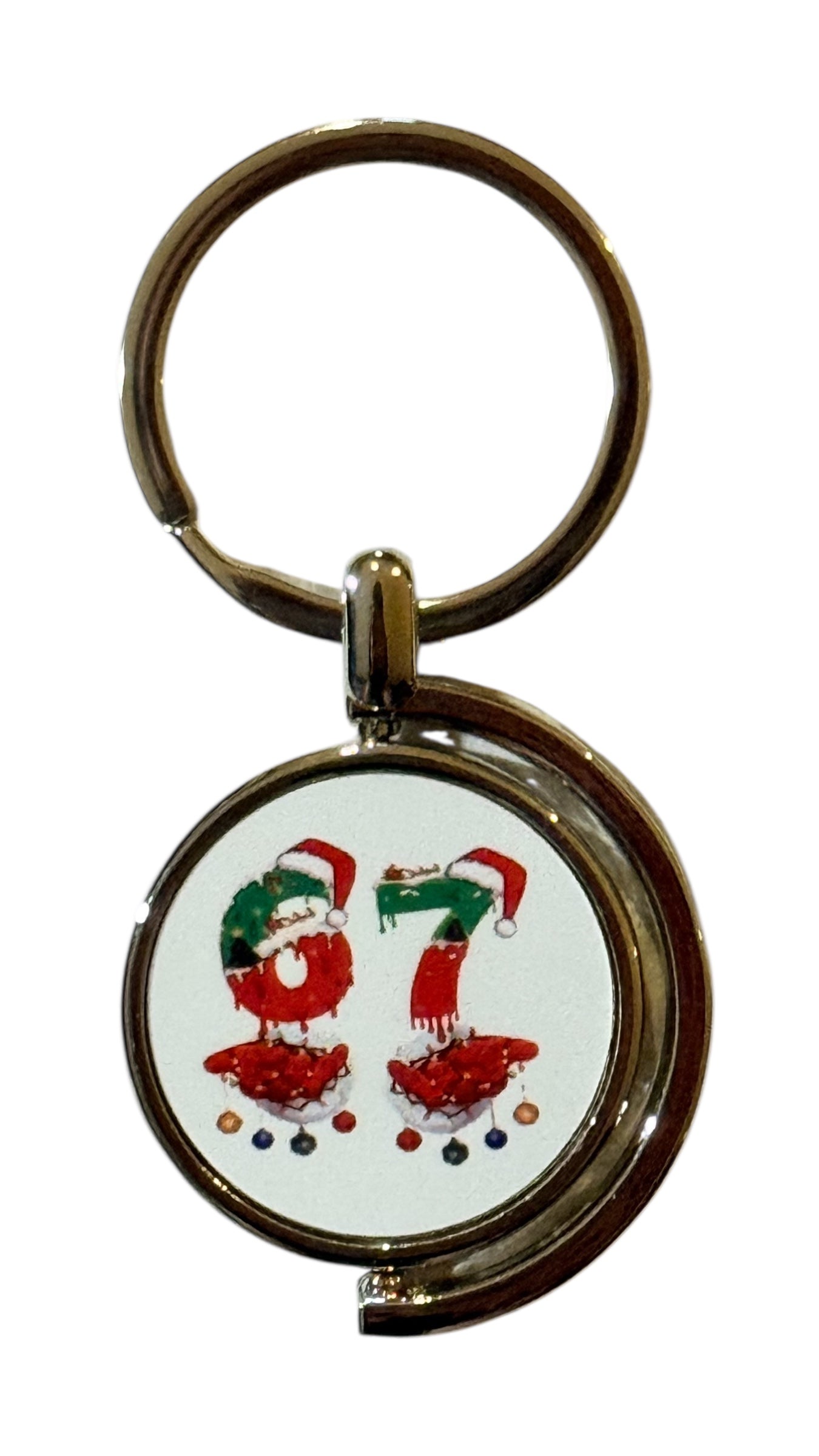 Sublimated Double Sided Custom keychain