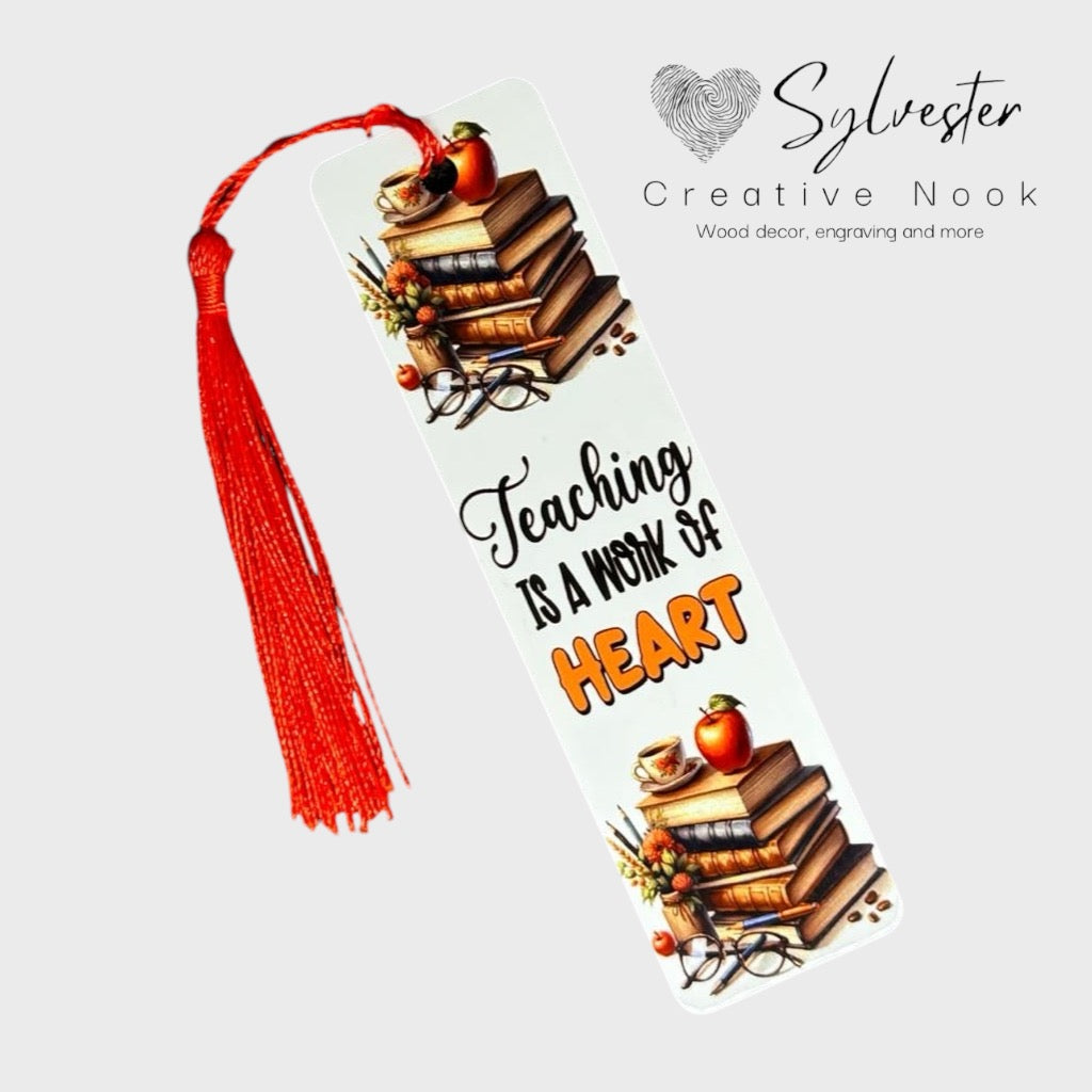 Double Sided Aluminum Book Marks *14 designs available