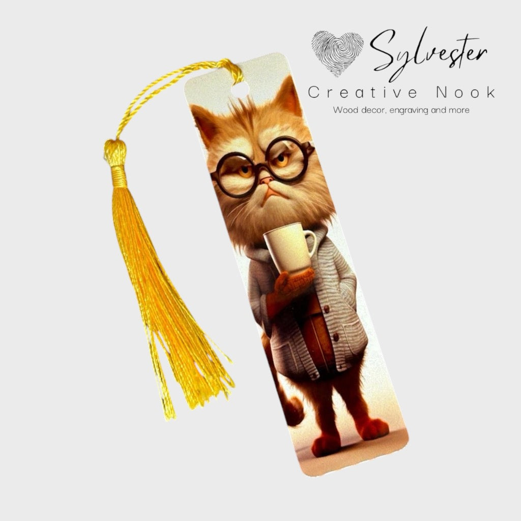 Double Sided Aluminum Book Marks *14 designs available