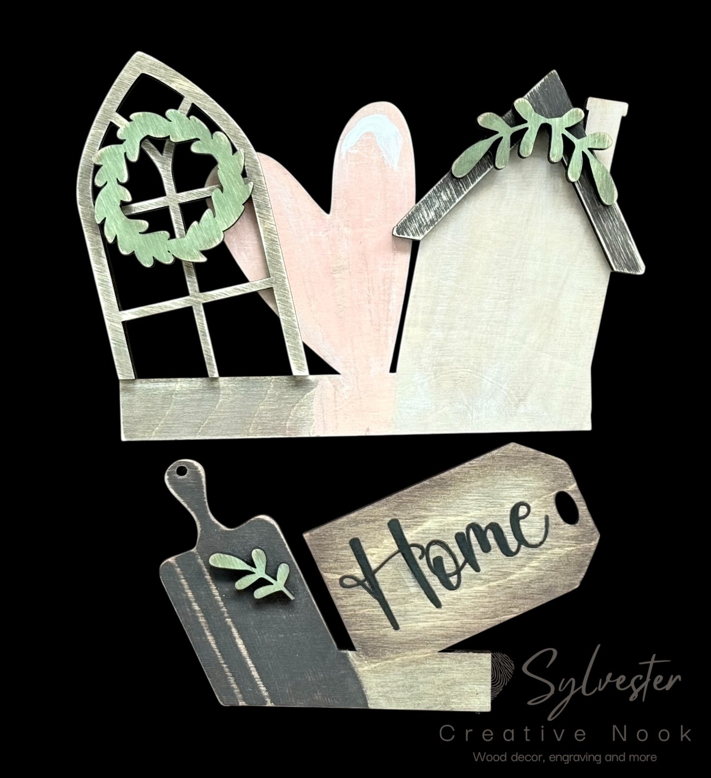 Interchangeable Vintage Box (Greenery Not Included) inserts are interchangeable with the vintage lace box!