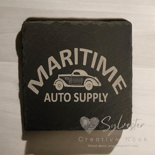 Custom Engraved Late Coasters