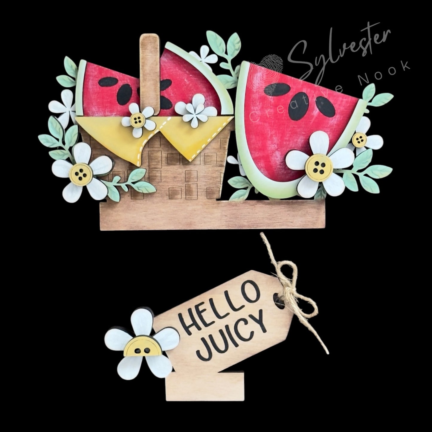 Interchangeable Vintage Box (Greenery Not Included) inserts are interchangeable with the vintage lace box!