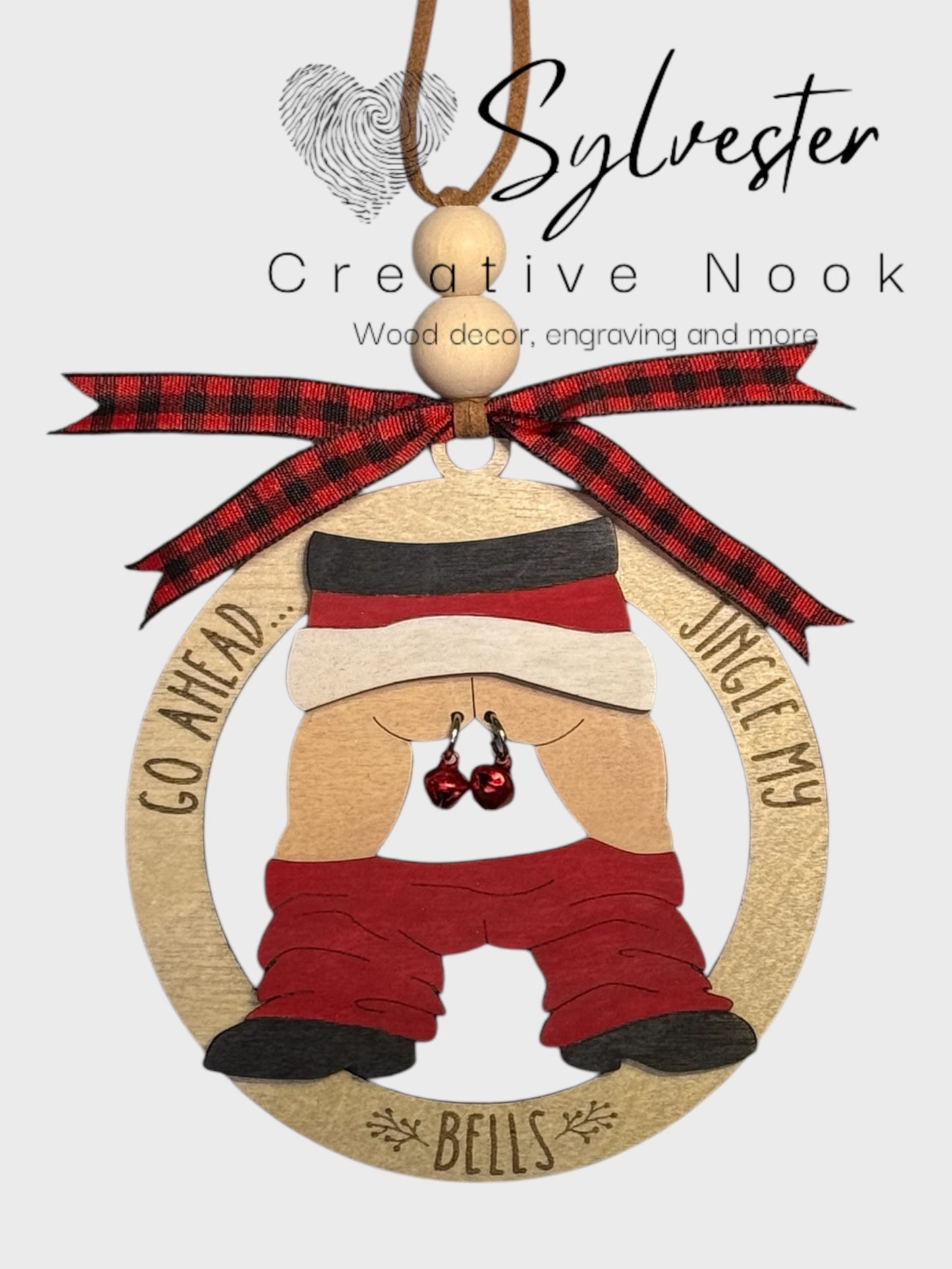 Go Ahead Jingle My Bells Ornament