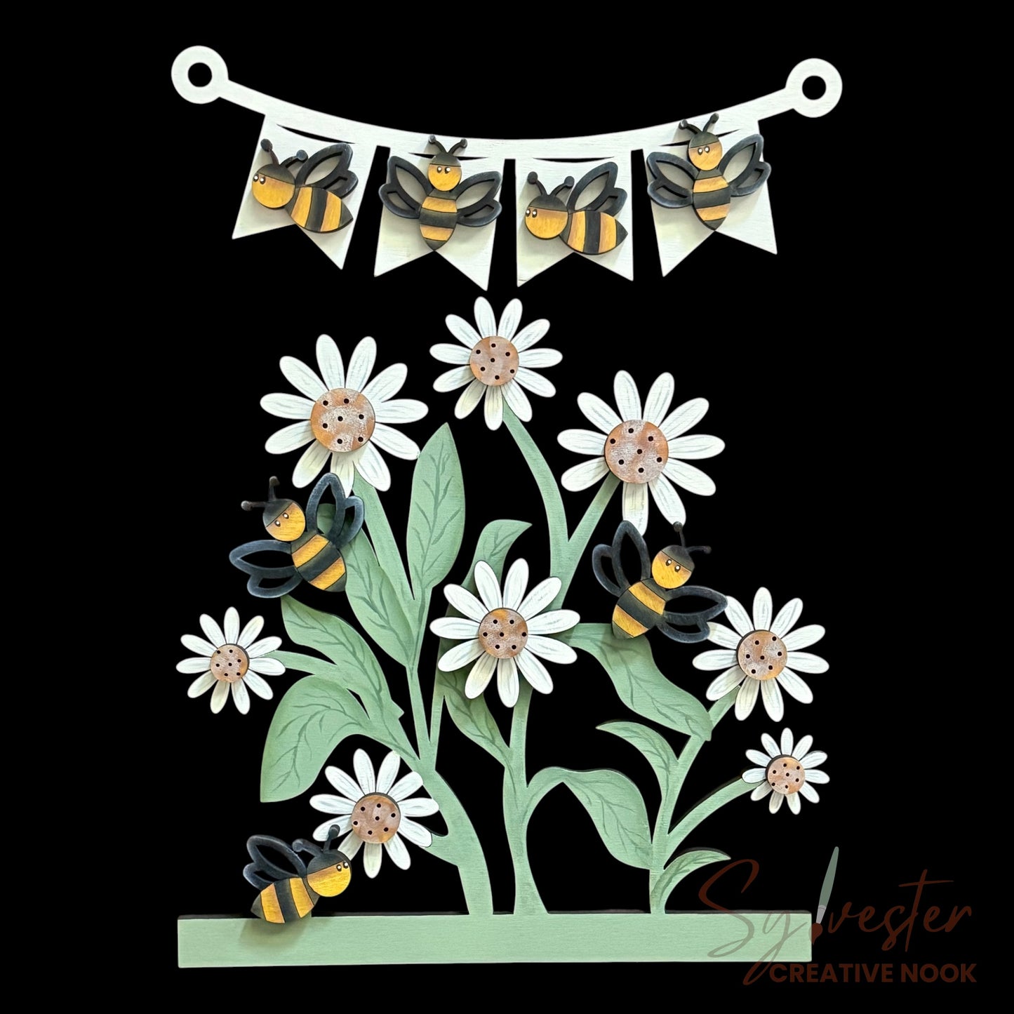 Large Hand painted Interchangeable Tag Sign