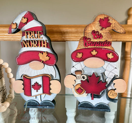 Gnome interchangeable shelf sitter pair