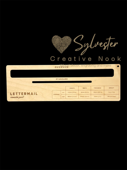 Canada Post Letter Mail and Oversized Letter Mail Slot Tester