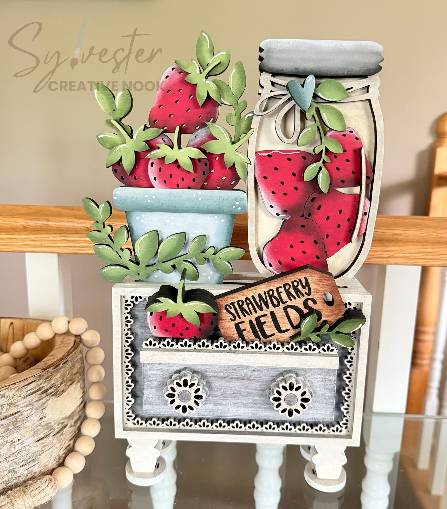 Interchangeable Vintage Lace Box (inserts are interchangeable with the vintage box!)