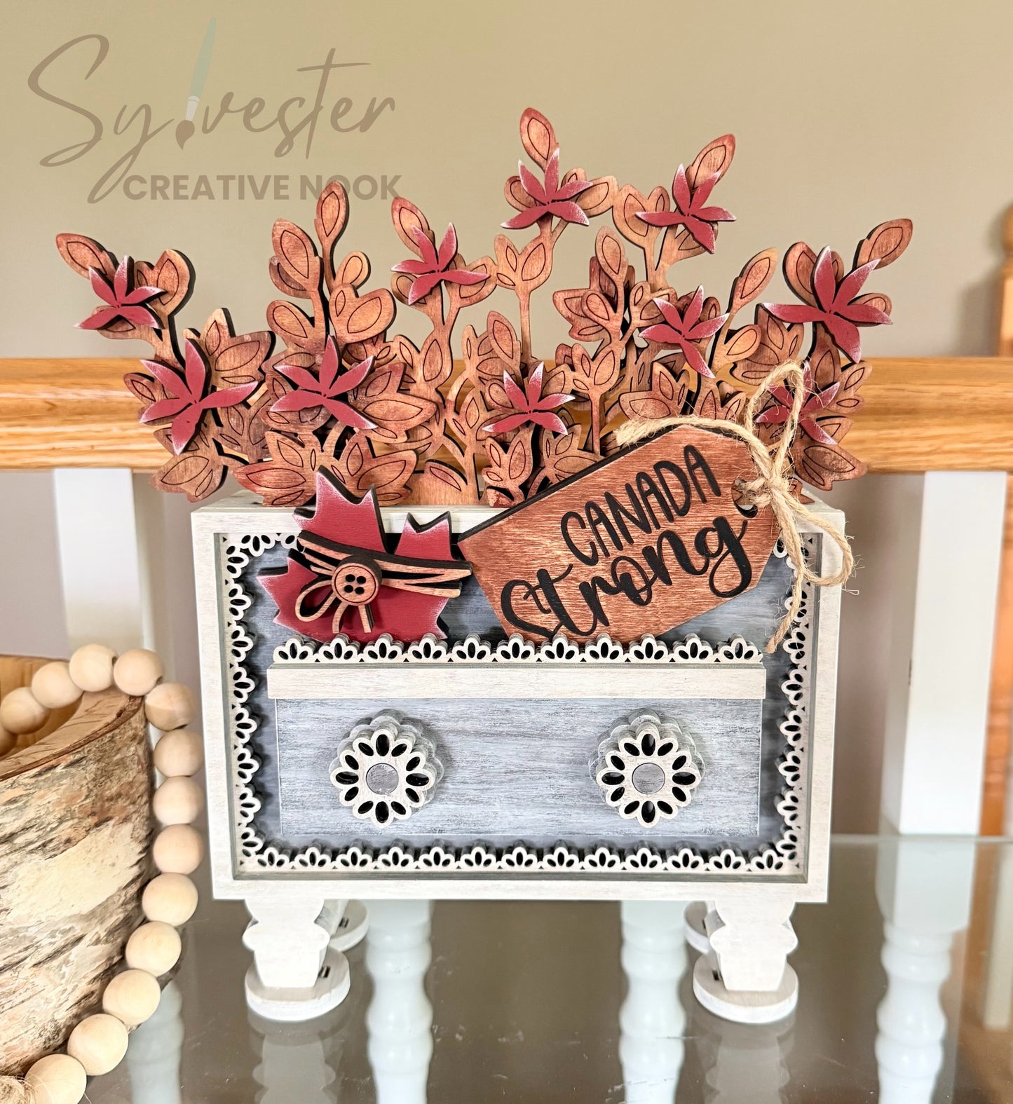 Interchangeable Vintage Lace Box (inserts are interchangeable with the vintage box!)
