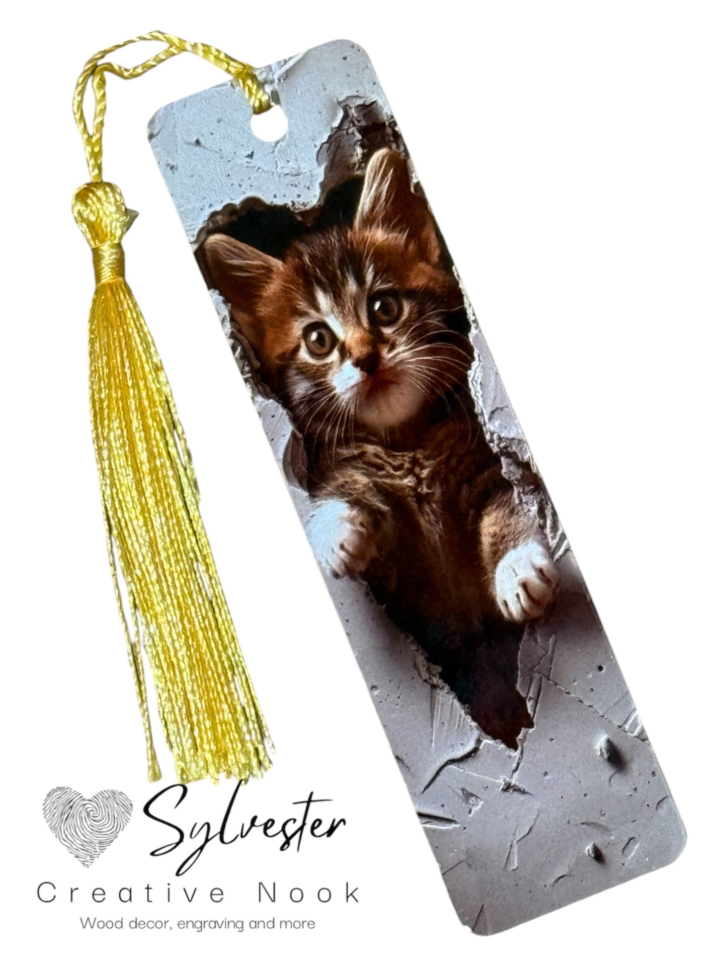 Double Sided Aluminum Book Marks *14 designs available