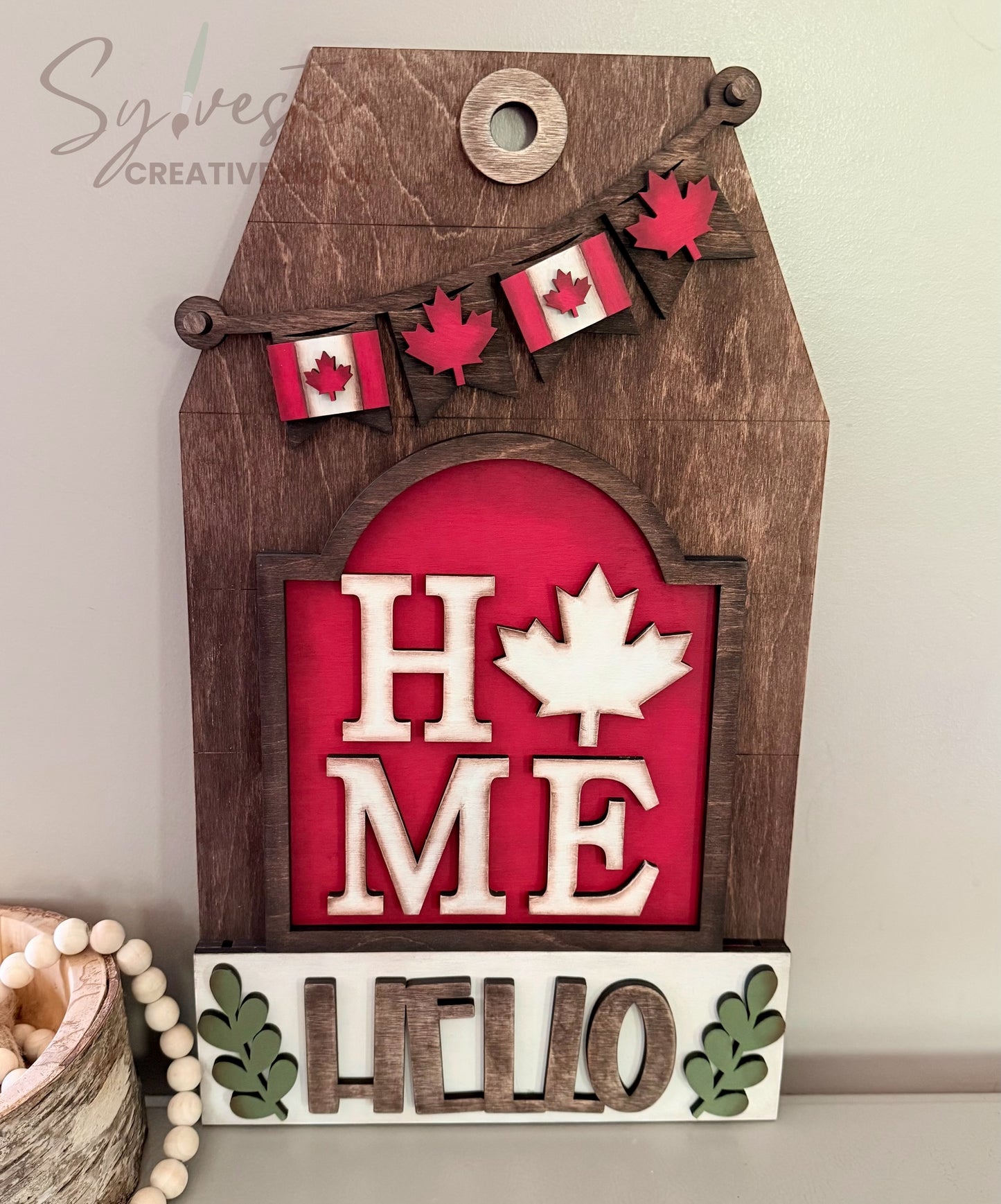 Large Hand painted Interchangeable Tag Sign